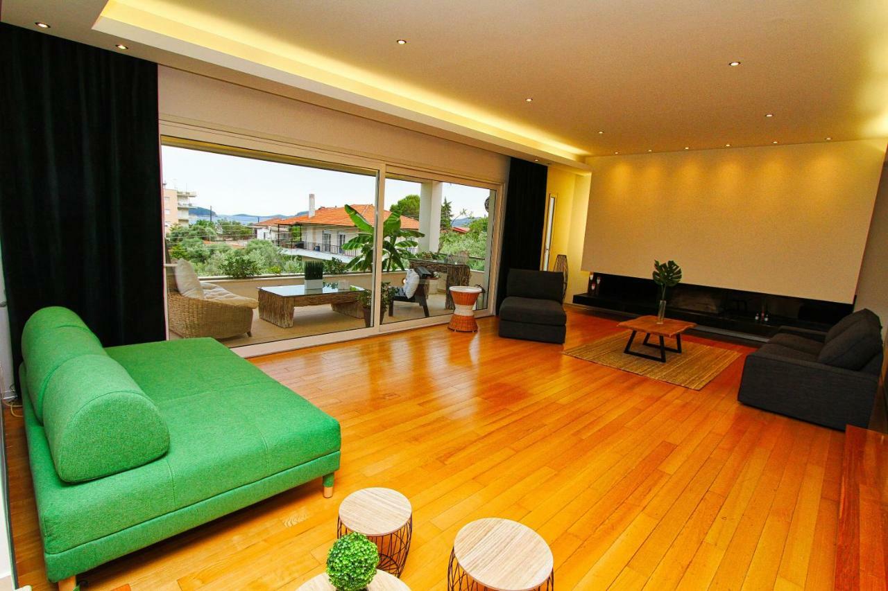 Aerides Luxury Villa PalaiónTsiflíkion Buitenkant foto