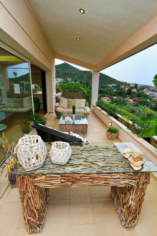Aerides Luxury Villa PalaiónTsiflíkion Buitenkant foto